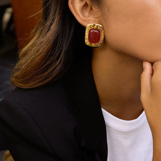 The Scarlet Muse Earrings