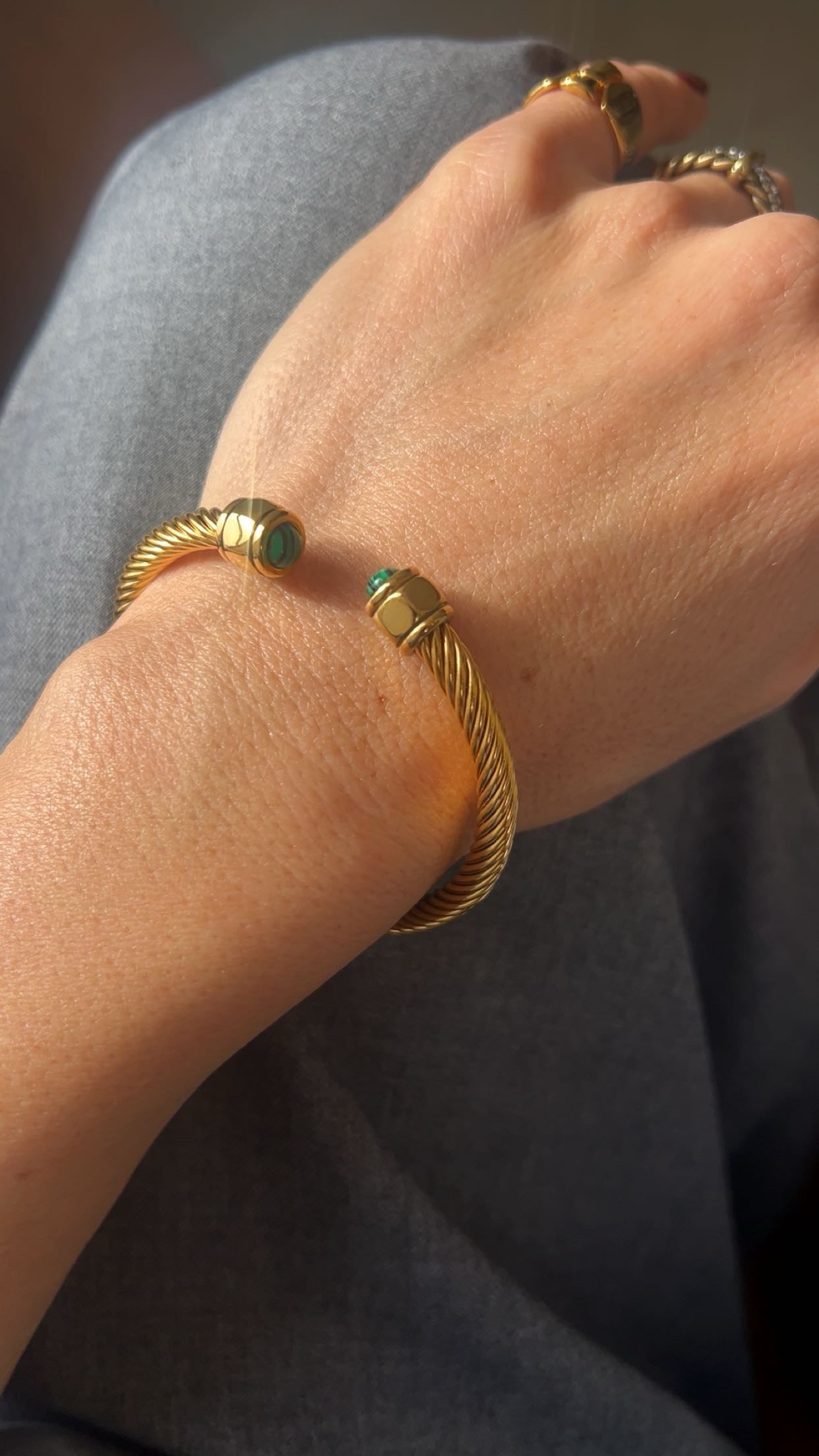 Aurum Verde Cuff