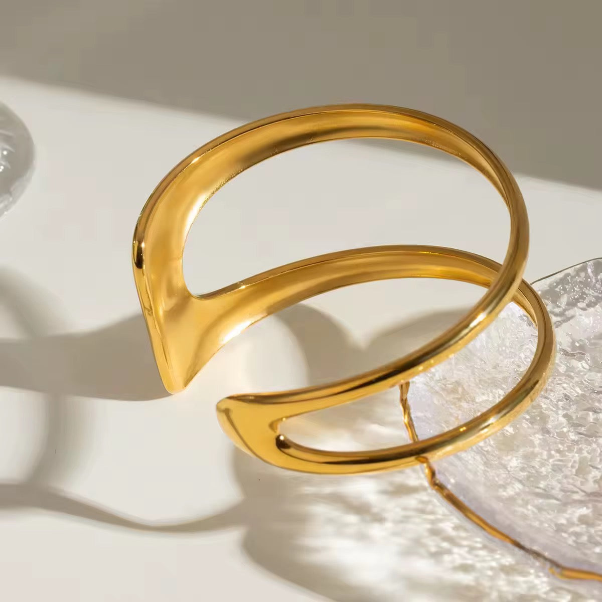 The Echo Luxe Double Cuff