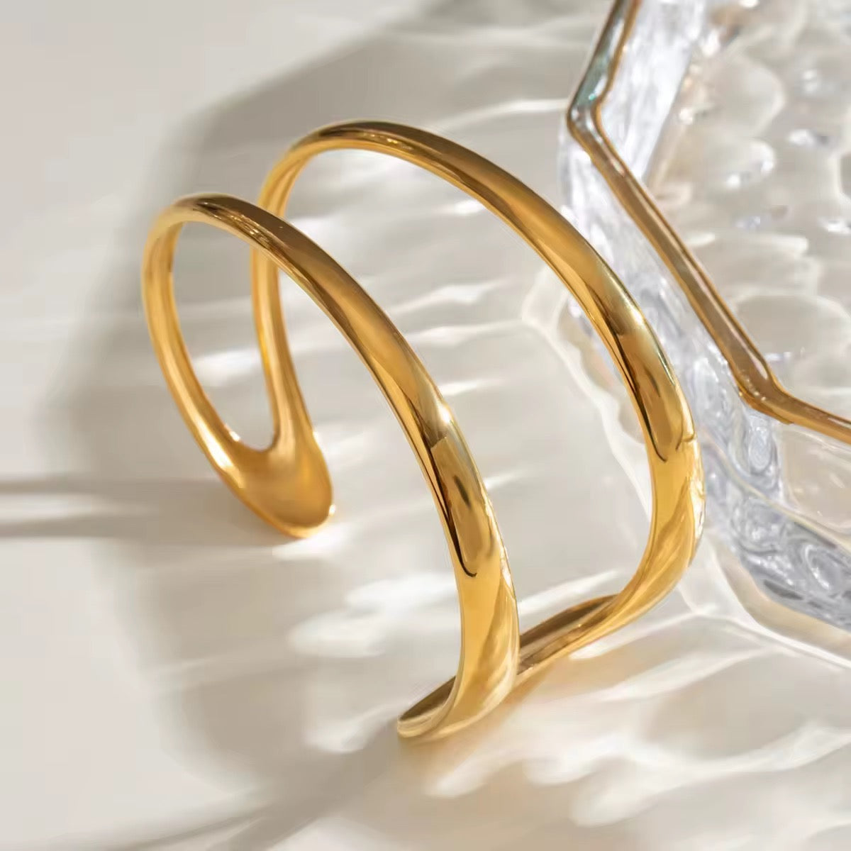 The Echo Luxe Double Cuff