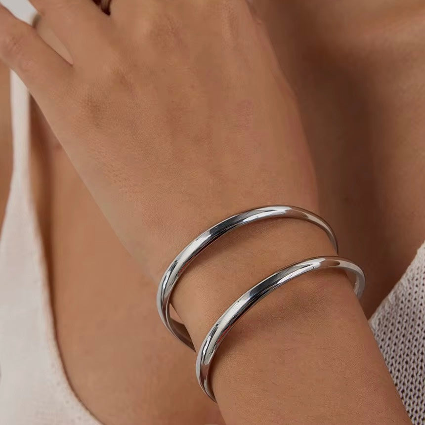 The Halo Layered Bangle