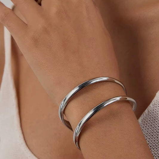 The Halo Layered Bangle
