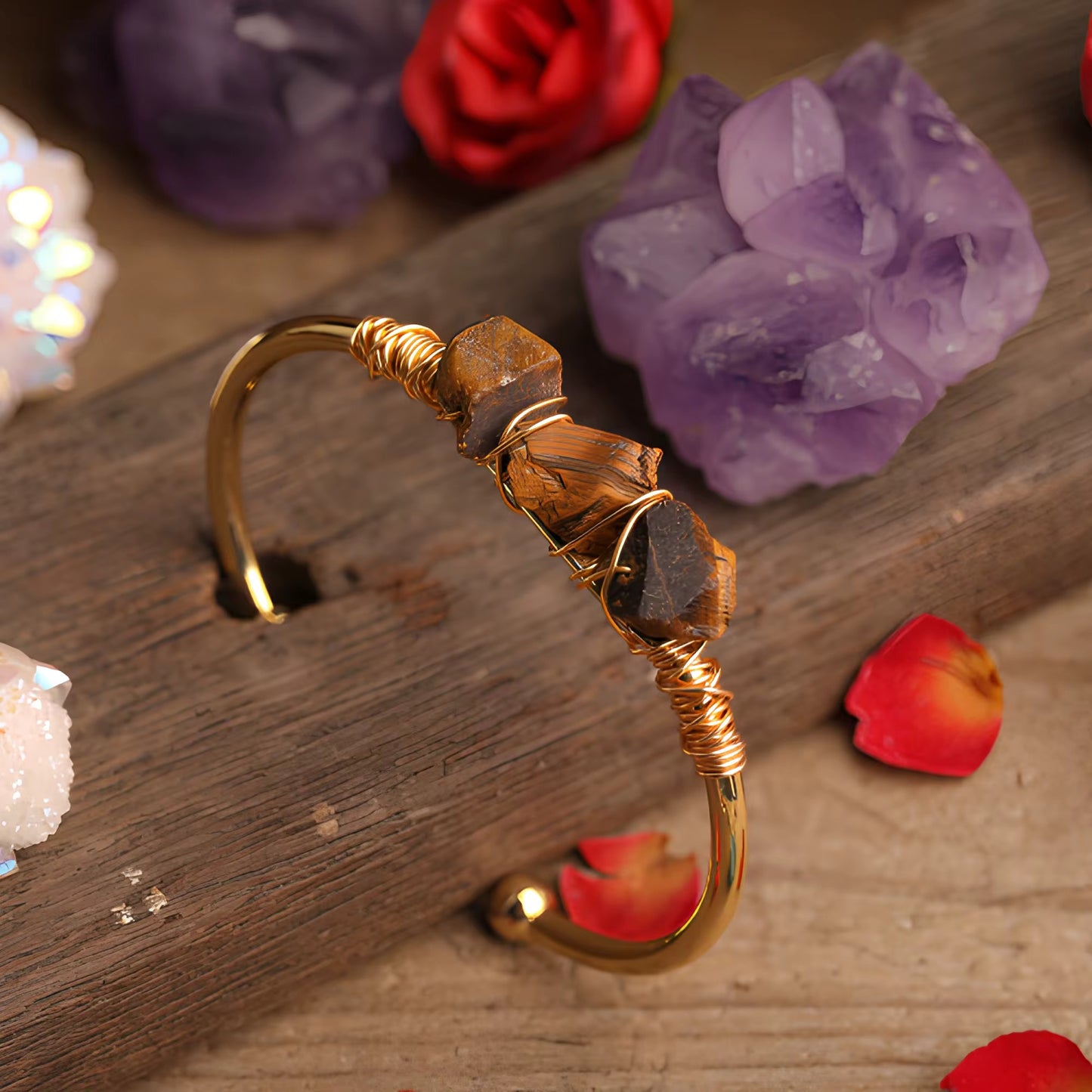 Imperial Valor Tiger Eye Cuff