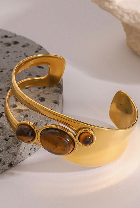 ✨ “Eclipse Tigress™ Boho Luxe Cuff