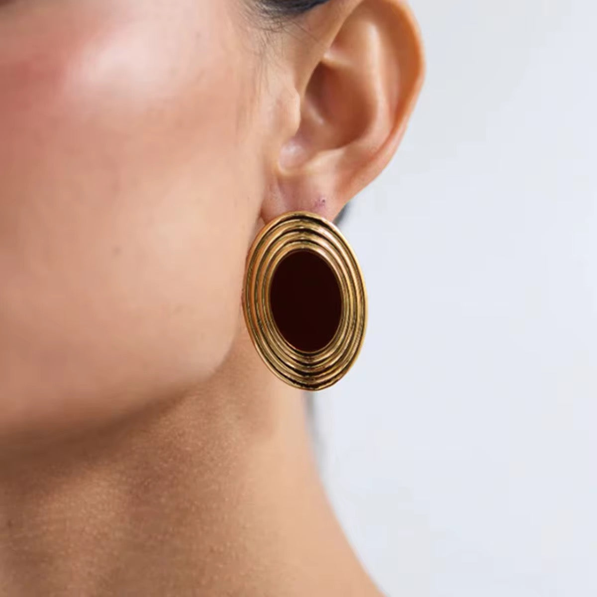 🖤Midnight Icon Statement Studs