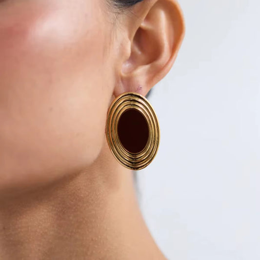 🖤Midnight Icon Statement Studs