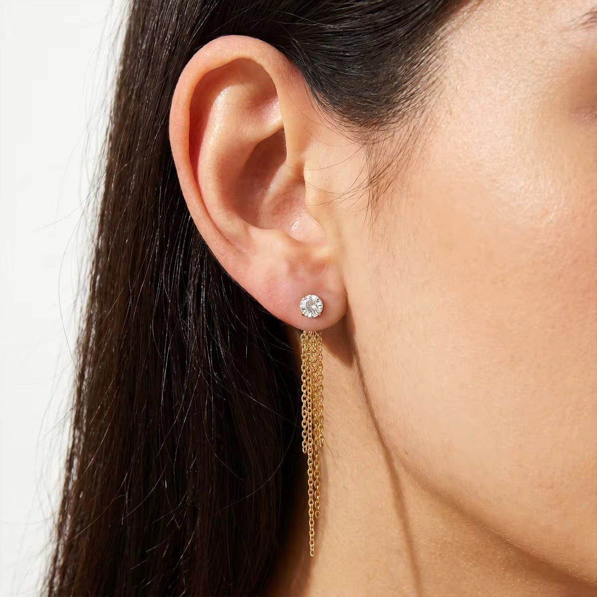 Sienna Luxe Detachable Tassel Ear Jackets