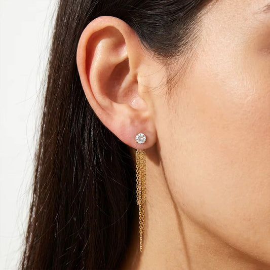 Sienna Luxe Detachable Tassel Ear Jackets