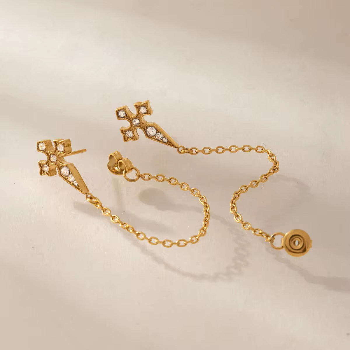 Nocturne Cross Earrings