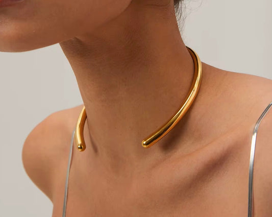 Marcelle Open Choker Necklace