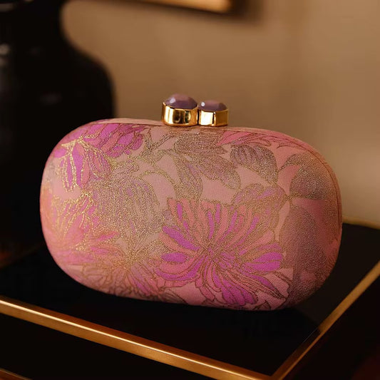 Améthyste Blush Evening Clutch