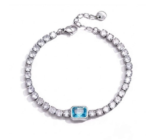 Celestia Azure Tennis Bracelet