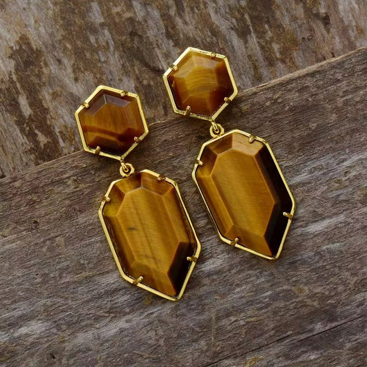 The Golden Horizon Tiger Eye Drops