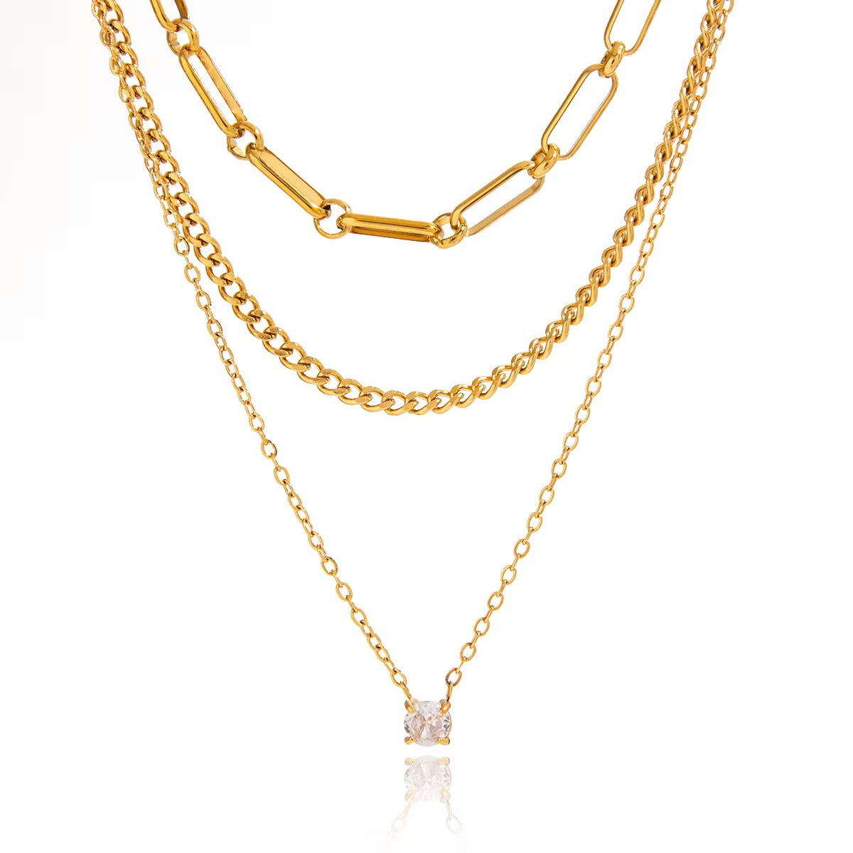 The Trinity Royale CZ Cuban Necklace