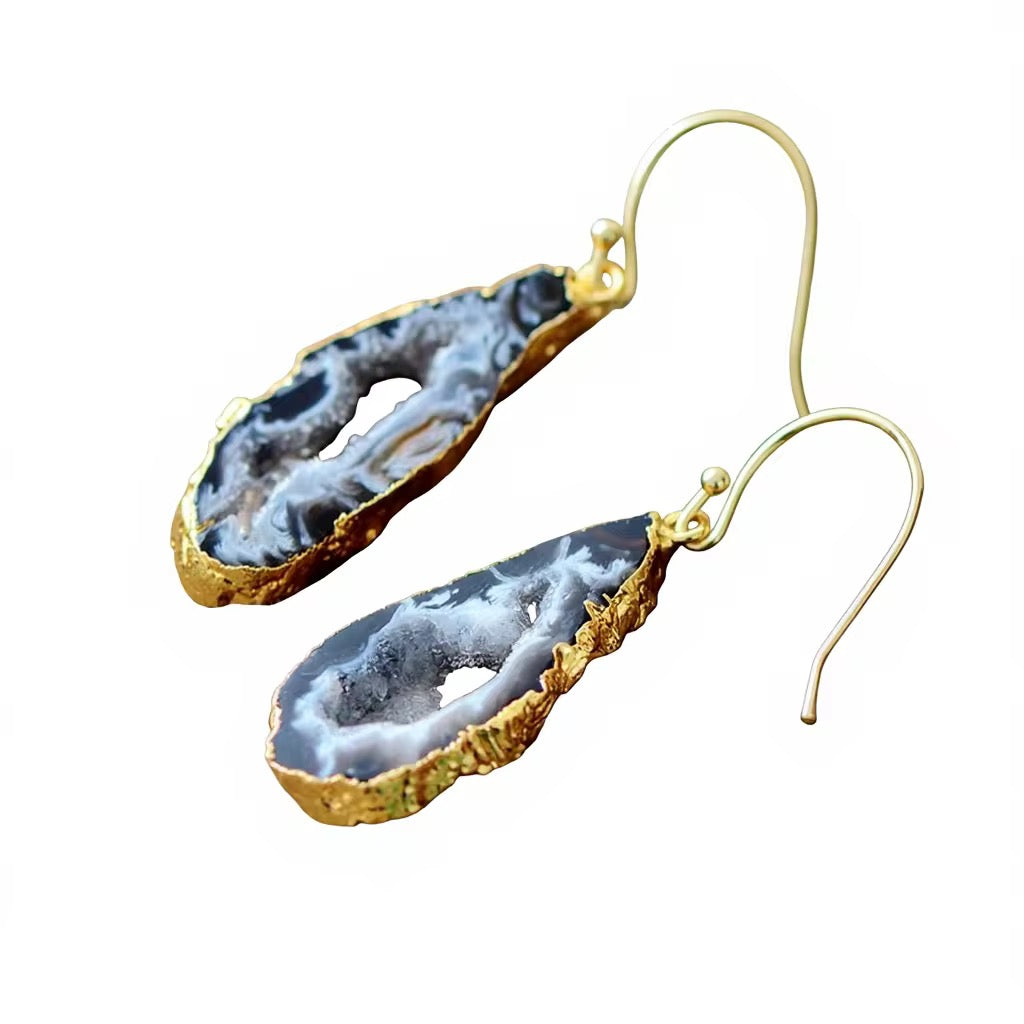 The Wild Agate Drop Earrings