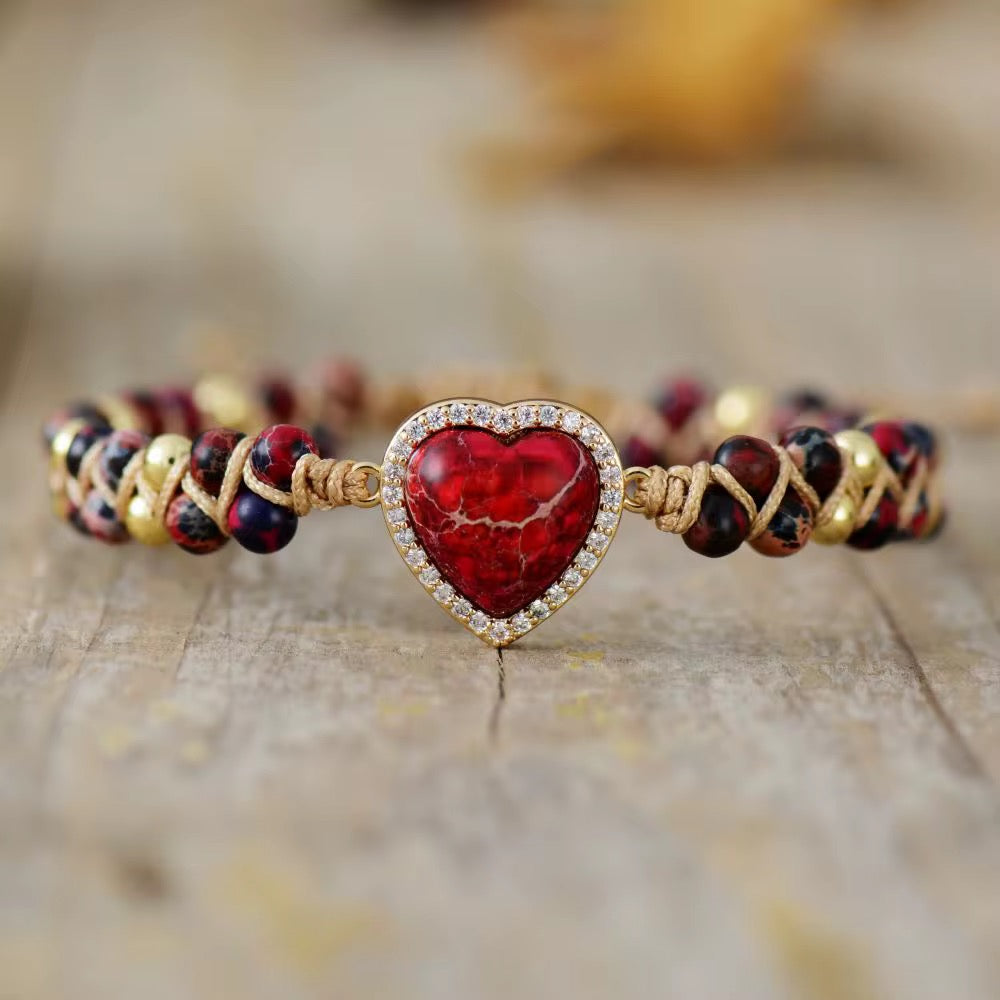 Golden Tide Jasper Bangle