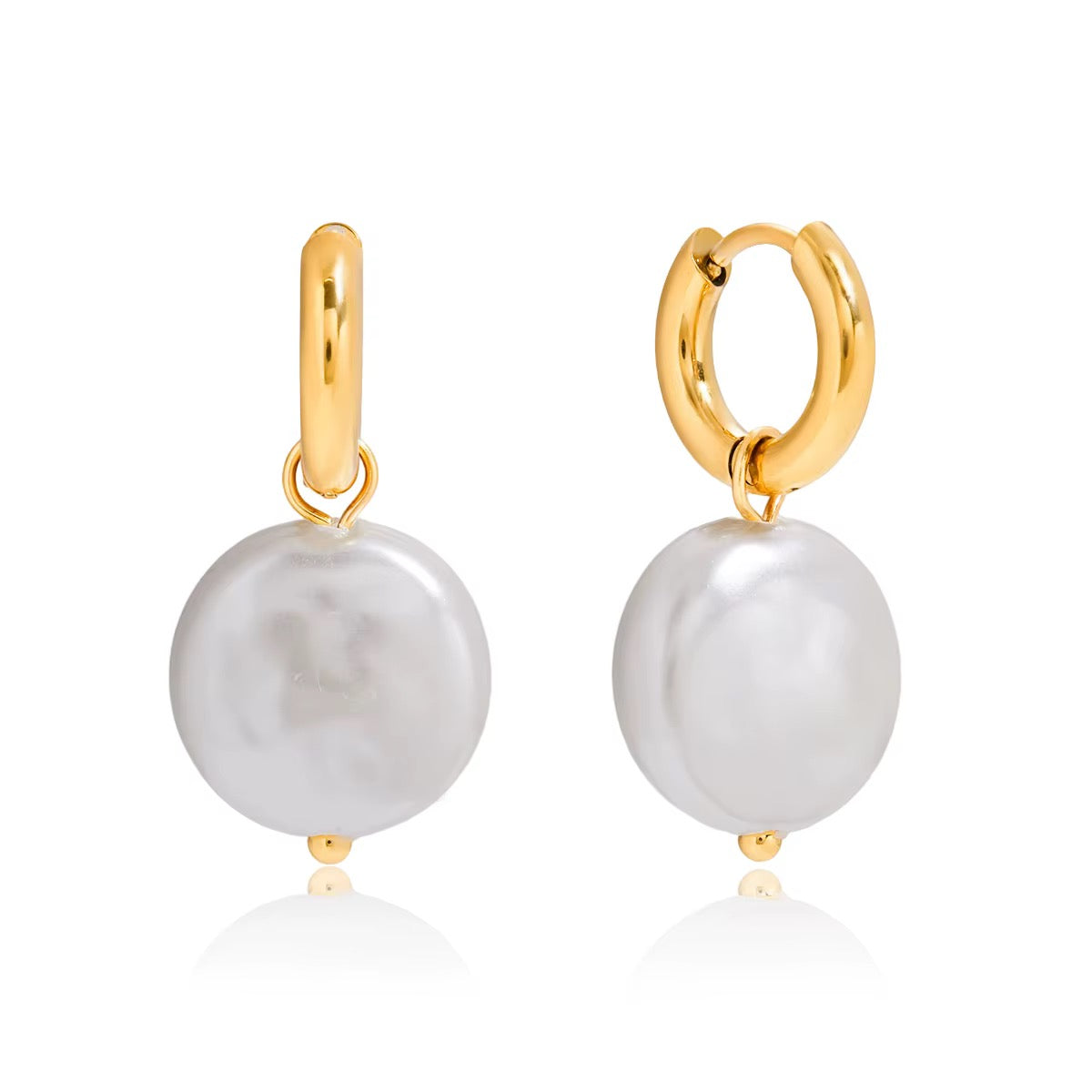 Éclat Pearl Mini Hoops