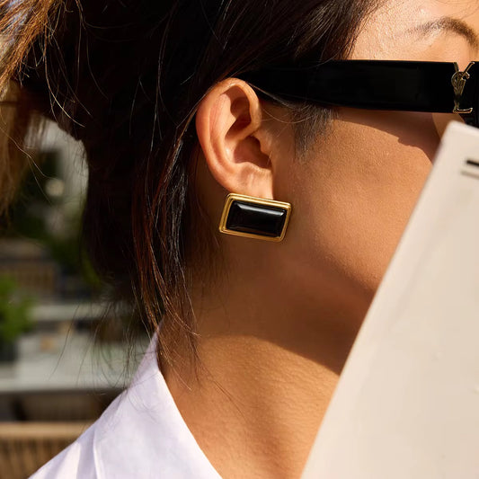 Midnight Frame Earrings