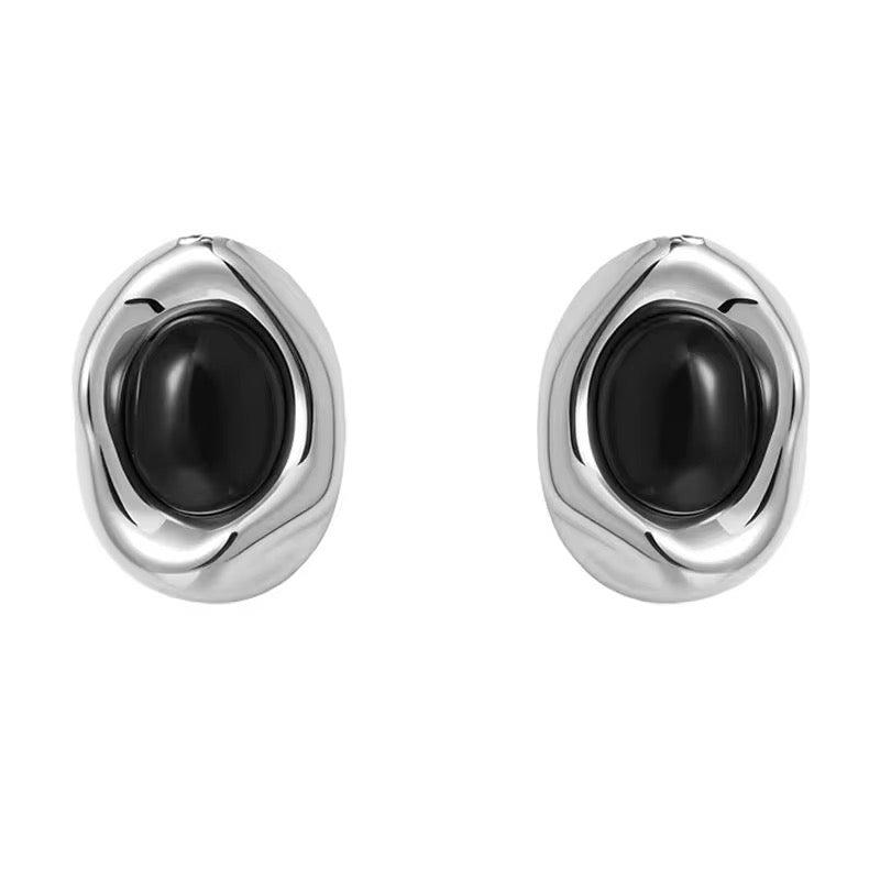Luna Noir Studs
