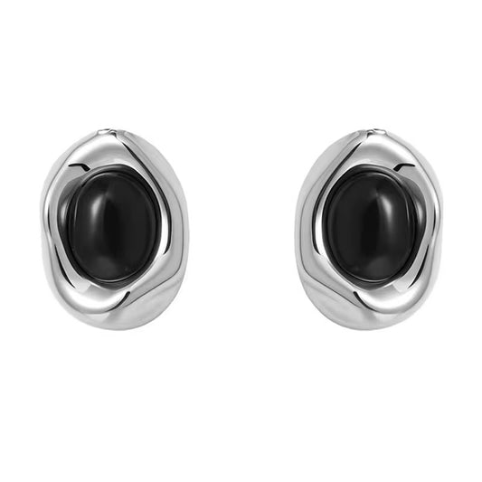 Luna Noir Studs