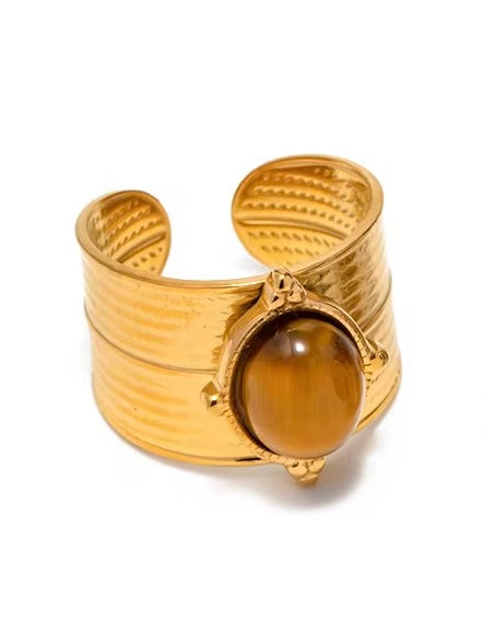 Golden Vow Orbit Ring