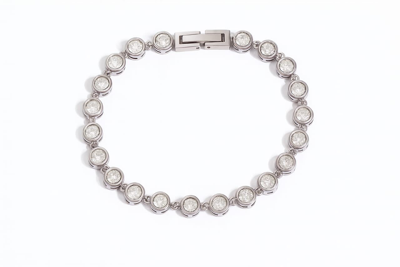 Lunaré Round Tennis Bracelet