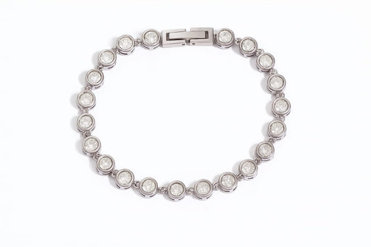 Lunaré Round Tennis Bracelet